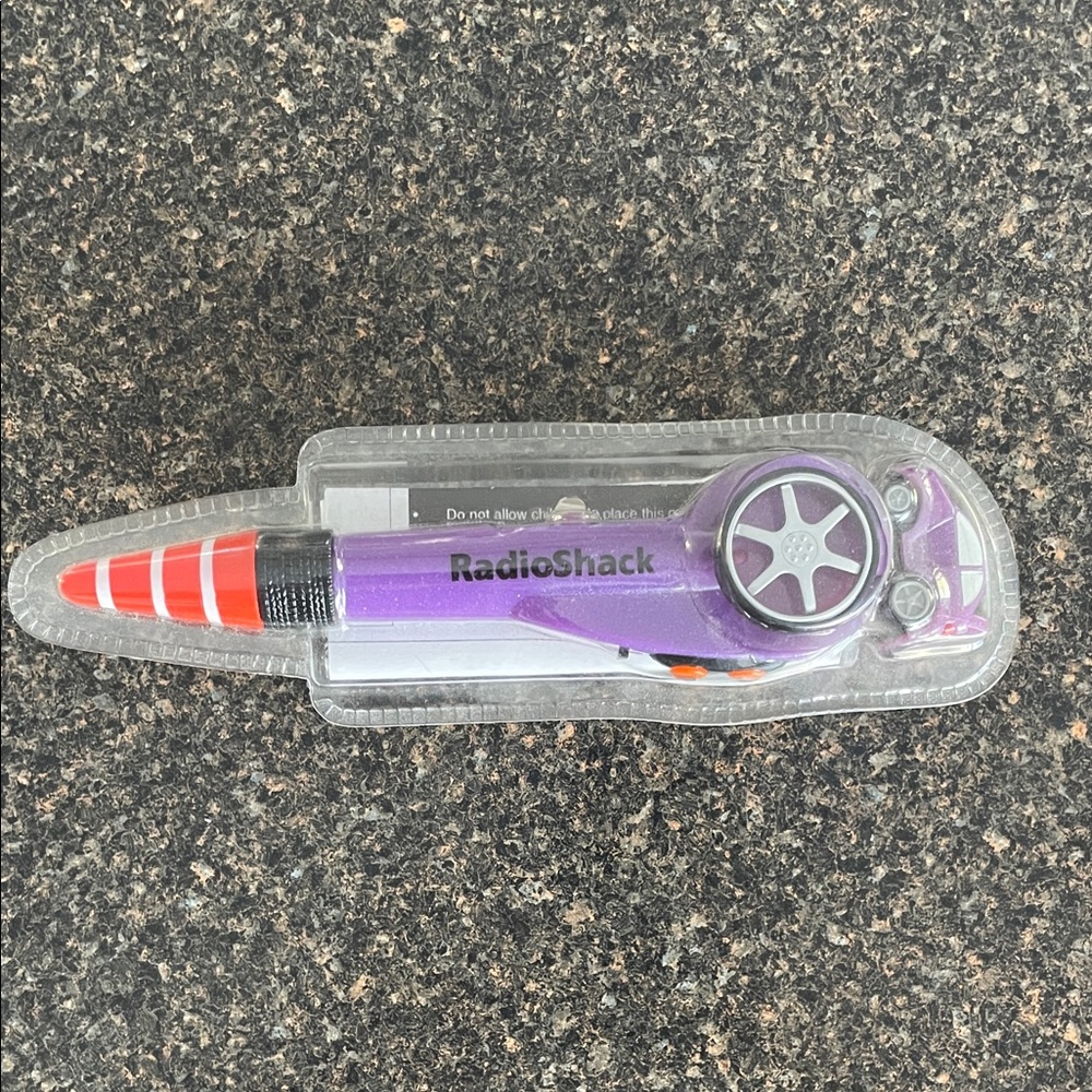 Vintage Radio Shack Micro Racer Remote Control Car & Pen